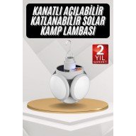 Camping Lamp Solar Powered Solar 5 Blades Folding Lamp Caravan