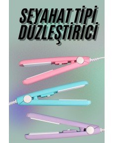 Mini Straightener Ceramic Coating Travel Type Anti-Frizz