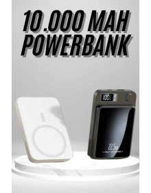 Magsafe Fast Charging 10.000 Mah Wireless Charging Powerbank Android and IOS Compatible