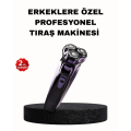 Rechargeable Hair and Beard Shaver with Wireless Compact Design