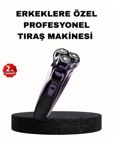 Rechargeable Hair and Beard Shaver with Wireless Compact Design
