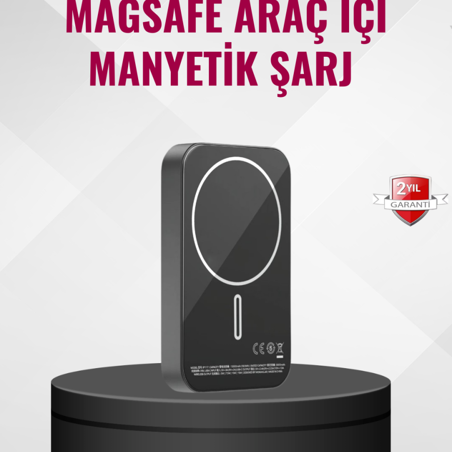 MagSafe Car Phone Holder 15W Fast Charging Type-C Port