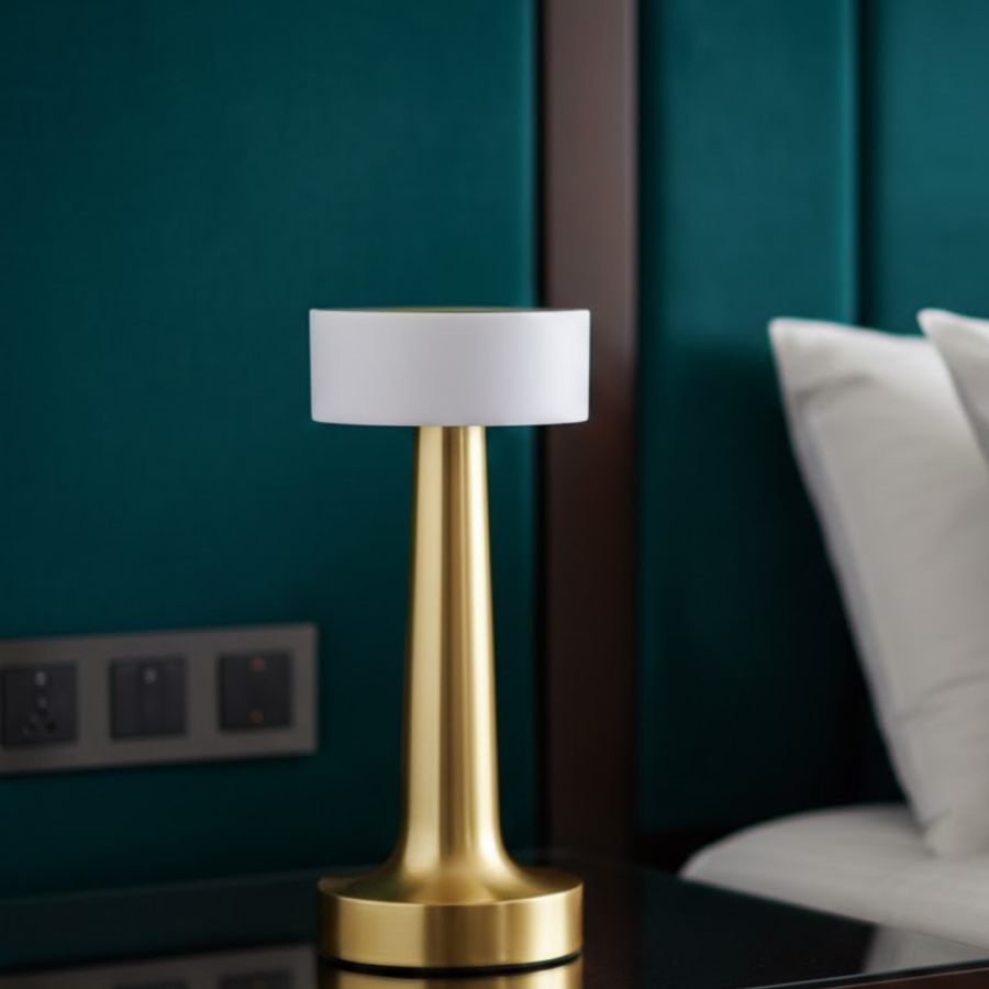Rechargeable Touch LED Desk Lamp with 3 Color Dimmer Features Rechargeable Touch LED Desk Lamp with 3 Color Dimmer Features
