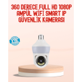 360° Full HD Wi-Fi Smart Bulb Camera with Night Vision 360° Full HD Wi-Fi Smart Bulb Camera with Night Vision