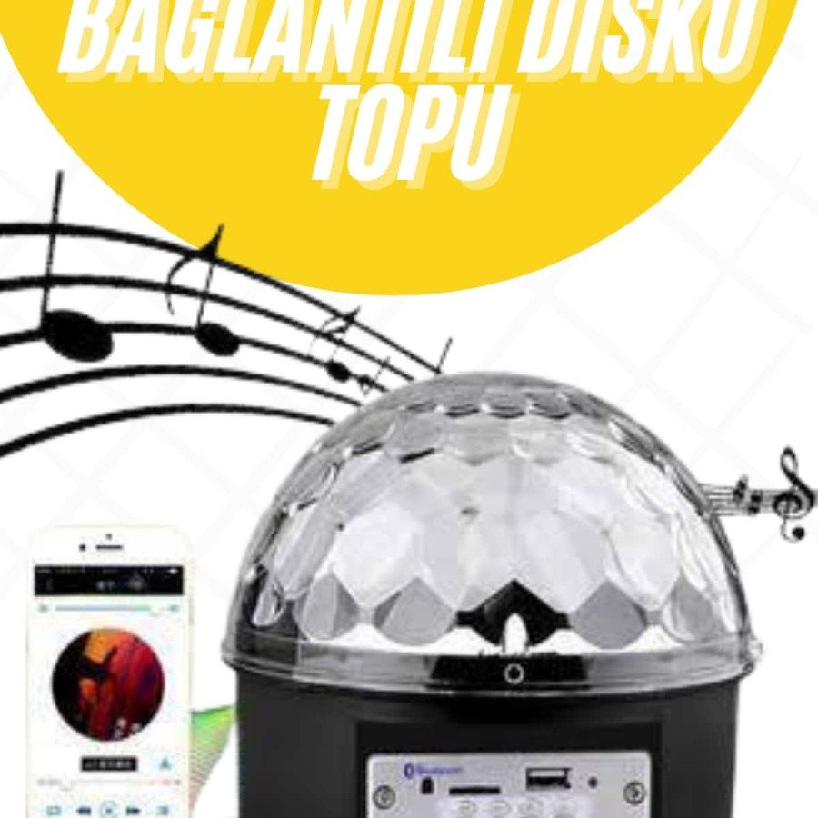 Disco Ball Colorful Light Laser Party Bluetooth Connected Led Globe