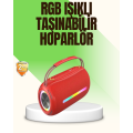 20W Portable Bluetooth Speaker with RGB LED Light IPX6 Water Resistant