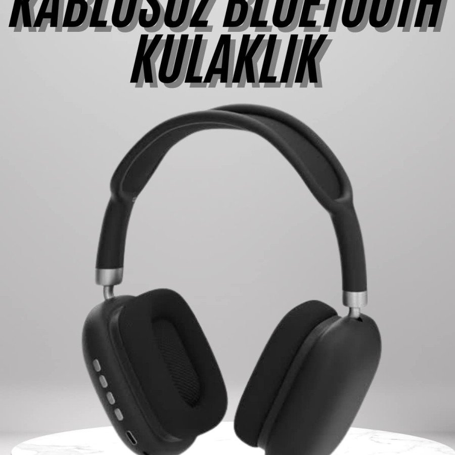 On-Ear Wireless Bluetooth Headset with Soft Sponge and SD Card Port