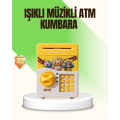Yellow Electronic Password ATM-Looking Children s Piggy Bank