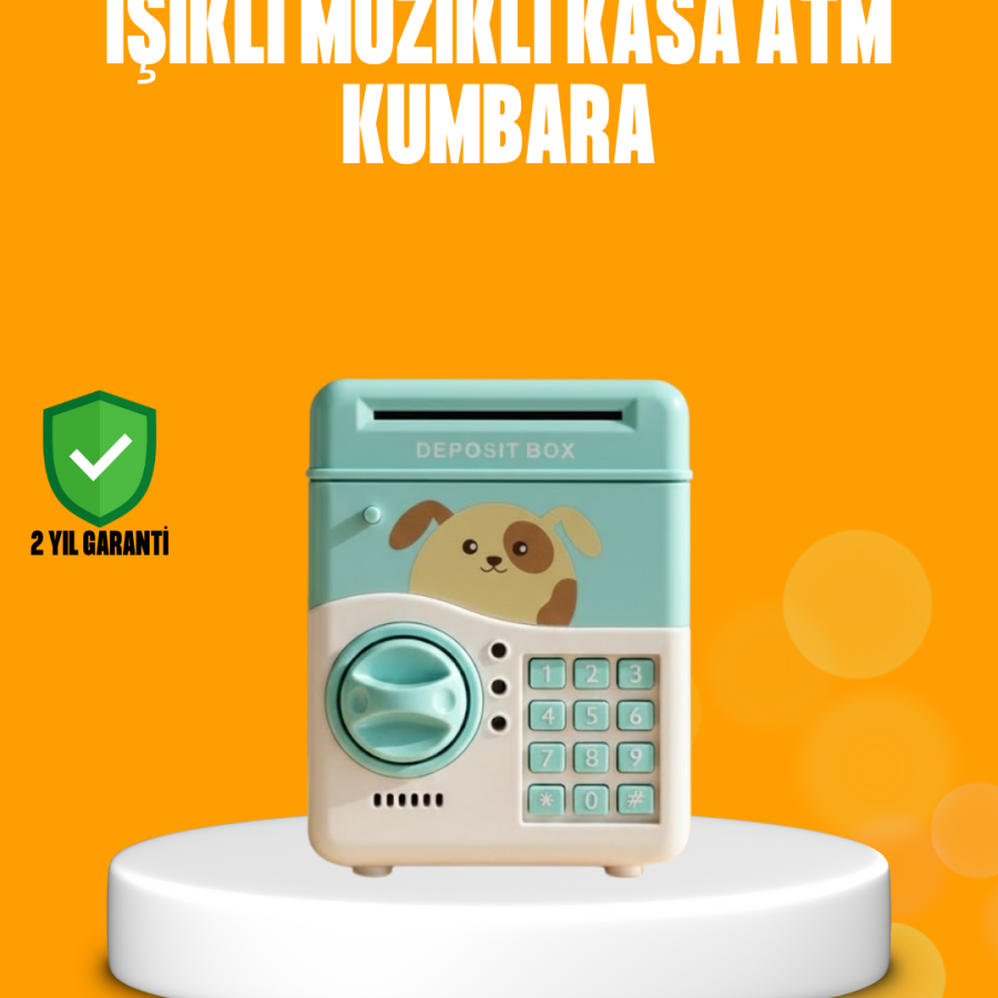 Water Green ATM Safe Appearance Electronic Password Children s Piggy Bank