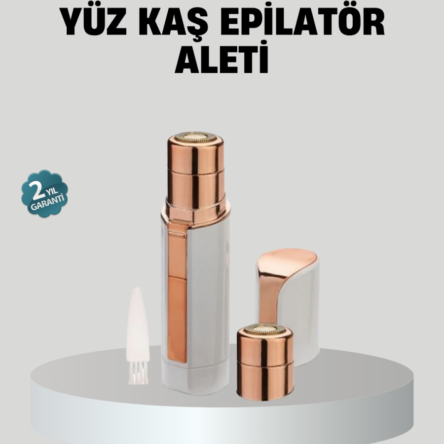 Face and Eyebrow Epilator for Women – Sensitive Skin-Friendly, Battery Operated, Portable and Stylish Design