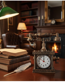 Modern Design Alarm Clock Decorative and Functional Table Clock