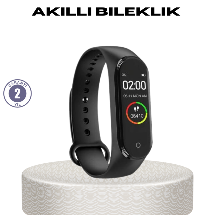 Smart Bracelet 0.96 Inch Screen Heartbeat Blood Pressure IP67 Water Resistant