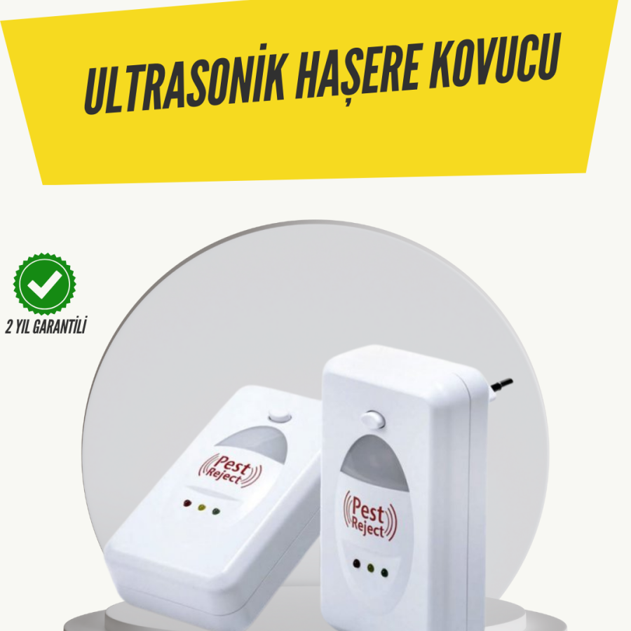 Ultrasonic Pest Repellent Device 150 m2 Area of Effect Ultrasonic Pest Repellent Device 150 m2 Area of Effect