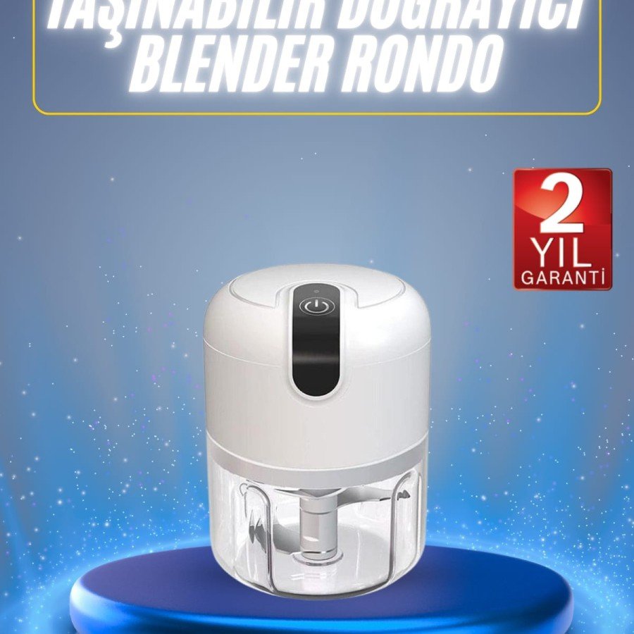 Mini Handheld Rondo Rechargeable Chopper Portable Rondo Blender 250 ML Mini Handheld Rondo Rechargeable Chopper Portable Rondo Blender 250 ML