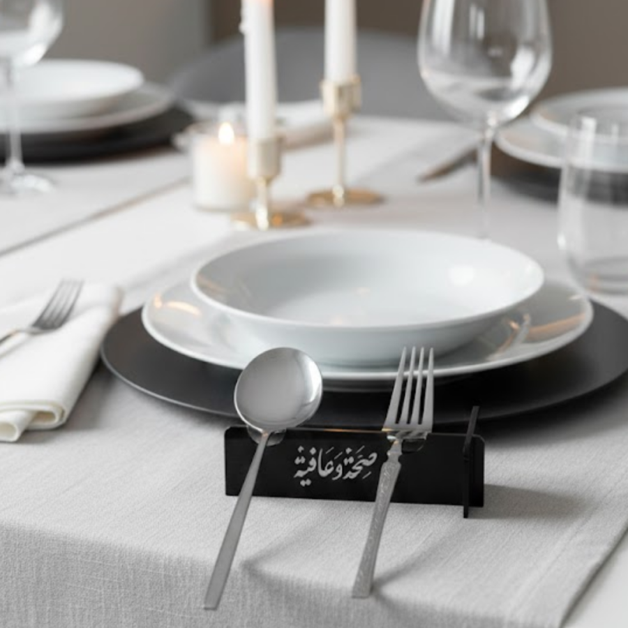 3D Special Printing 6-Piece Spoon Fork Serving Stand Table Top Organizer