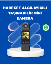 Mini Camera 1080P Full HD Rotating Lens Portable