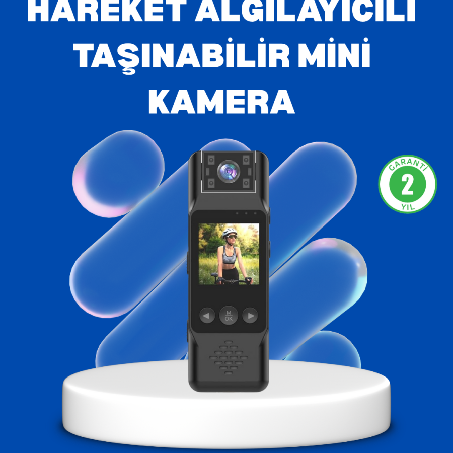 Mini Camera 1080P Full HD Rotating Lens Portable