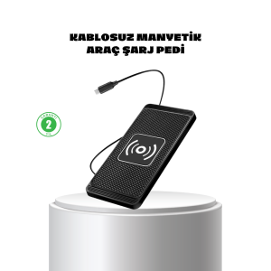 Magnetic Wireless Charging Pad 15W Fast Charging Anti-Slip Silicone Qi Supported