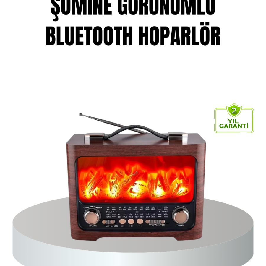 Solar Charged Fireplace Flame Effect Bluetooth Speaker 7W Portable Sound System Solar Charged Fireplace Flame Effect Bluetooth Speaker 7W Portable Sound System