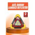 Reflector Solar Powered Portable Emergency Safety Light Car Emergency Warning Light