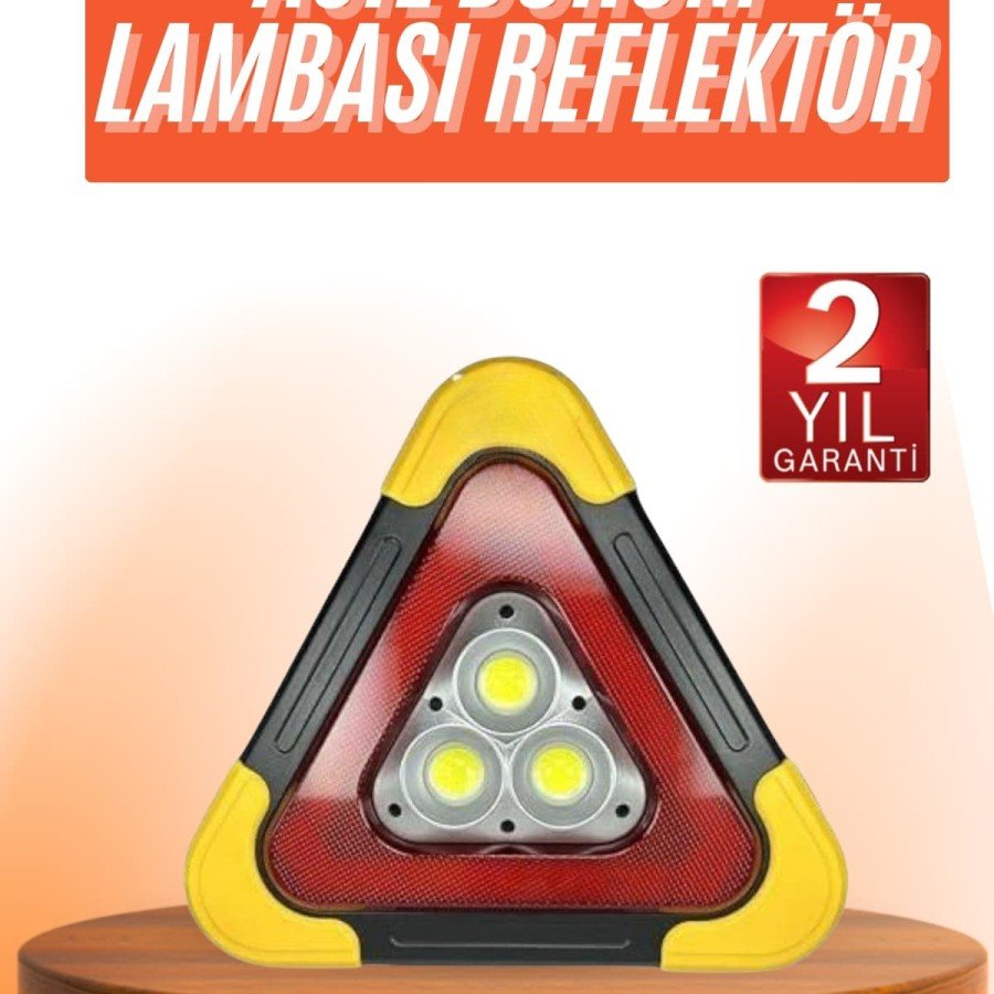 Reflector Solar Powered Portable Emergency Safety Light Car Emergency Warning Light