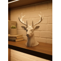 White Deer Figurine 23 cm Decorative Modern Design