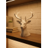 White Deer Figurine 23 cm Decorative Modern Design