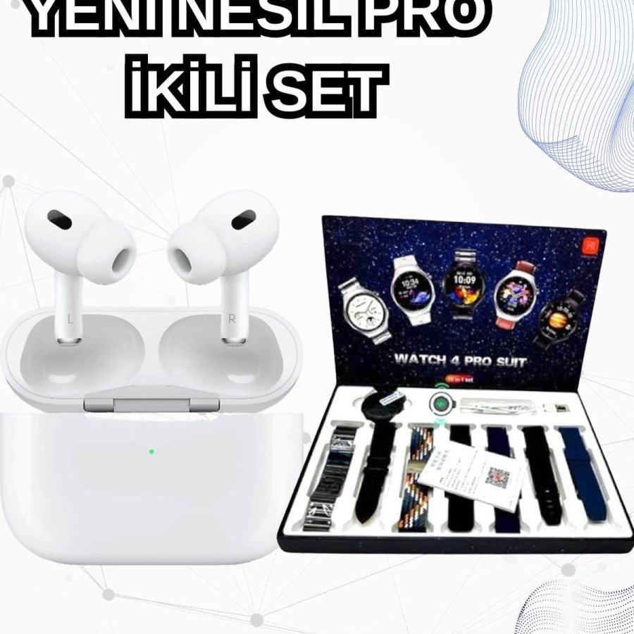 2025 Model Smart Watch and New Generation Pro Bluetooth Headset ANC Feature