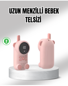 Long Range Baby Monitor 1-3 Km Range 22 Channel LCD Screen VOX Rechargeable