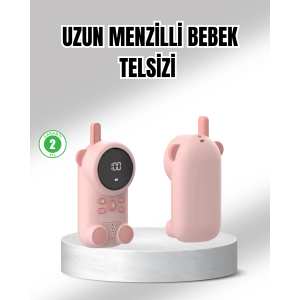Long Range Baby Monitor 1-3 Km Range 22 Channel LCD Screen VOX Rechargeable