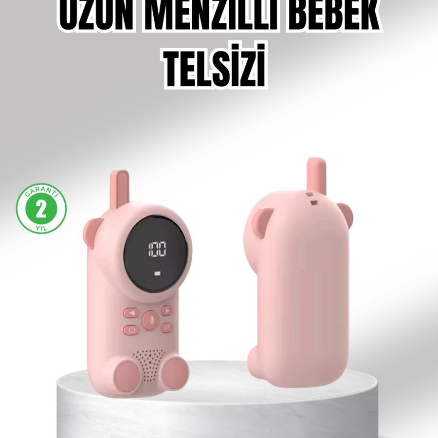 Long Range Baby Monitor 1-3 Km Range 22 Channel LCD Screen VOX Rechargeable