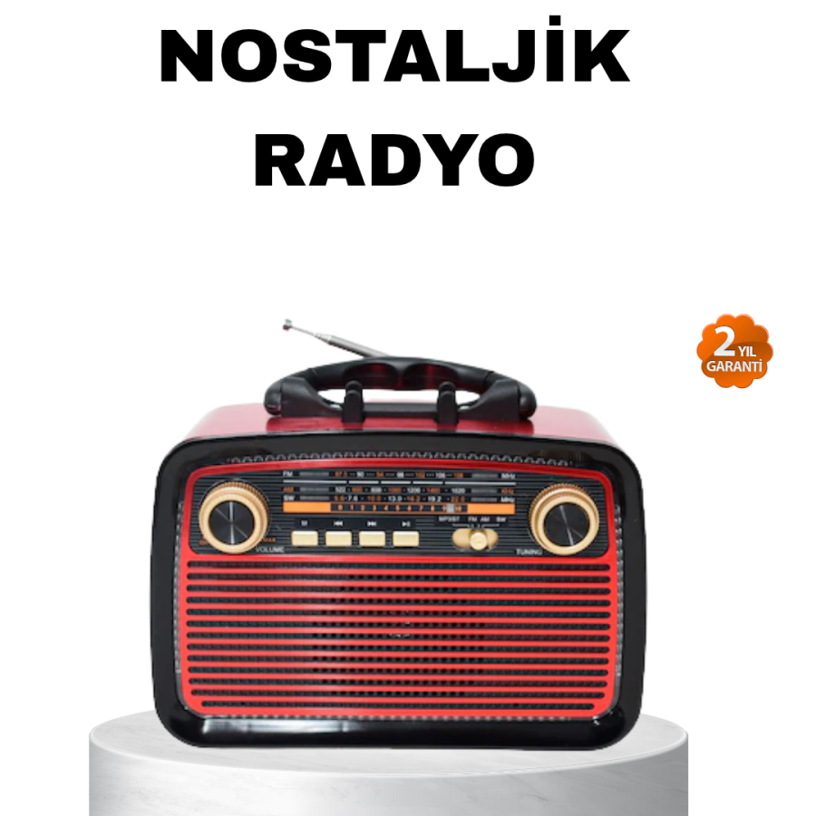 Nostalgic Music Box with LED Lights and Bluetooth – Wood Texture, Vintage Design and High Sound Quality