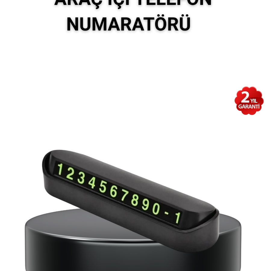 Aluminum Case Gray Dial In-Car Telephone Number Dial