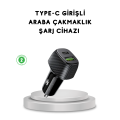 38W Car Charger Type-C PD USB Fast Charging Dual Port