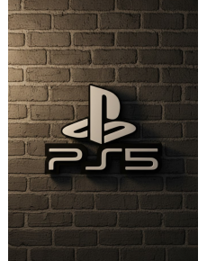PlayStation 5 Logo Wall Decoration Minimal Design 16×12 cm
