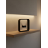 Hanging Square Candle Holder Wall Decoration for Dim Living Rooms and Modern Spaces