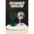 Foldable Usb Rechargeable Desktop Cooler Mini Fan Phone Holder