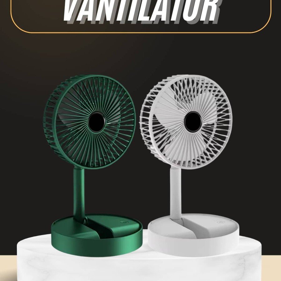 Foldable Usb Rechargeable Desktop Cooler Mini Fan Phone Holder