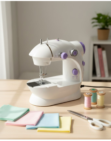 Mini Home Type Sewing Machine Pedal Electric Portable