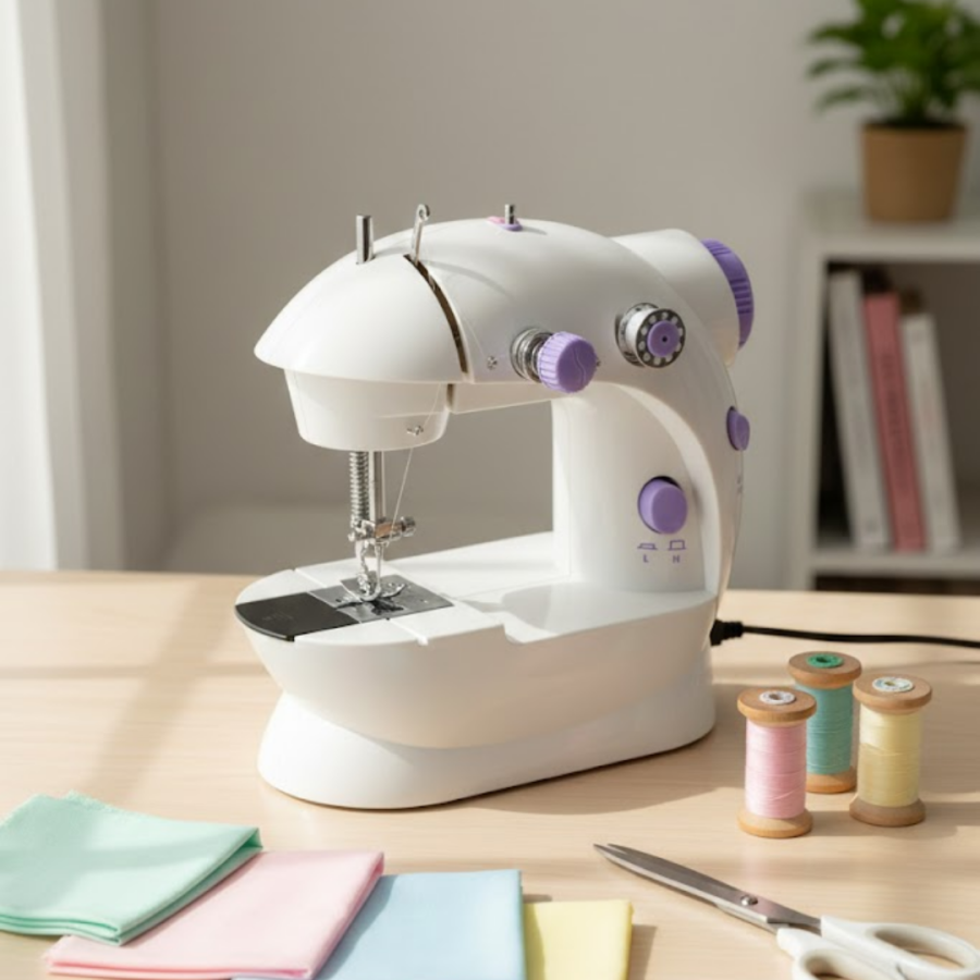 Mini Home Type Sewing Machine Pedal Electric Portable