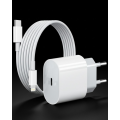 iPhone 14 13 12 11 Compatible 20W Fast Charging Adapter Lightning Cable Set