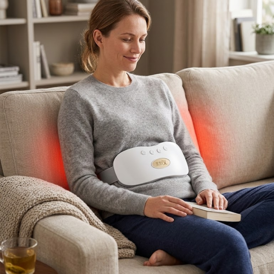 Infrared Heated Vibrating Women s Waist and Uterus Massage Belt USB Rechargeable Infrared Heated Vibrating Women s Waist and Uterus Massage Belt USB Rechargeable