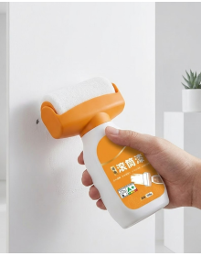 Wall Touch Up Paint Roller 2 in 1 Quick Dry Patching Brush with Chamber