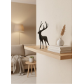 Deer Figure Gray Modern Living Room and Shelf Decoration Deer Figure Gray Modern Living Room and Shelf Decoration