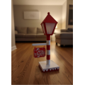 Decorative Lamp with New Year Sign Merry Christmas Illuminated Design