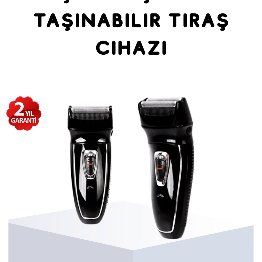 Wireless Shaver Double Head Dry Shaving Foil Head with Charging Indicator Wireless Shaver Double Head Dry Shaving Foil Head with Charging Indicator