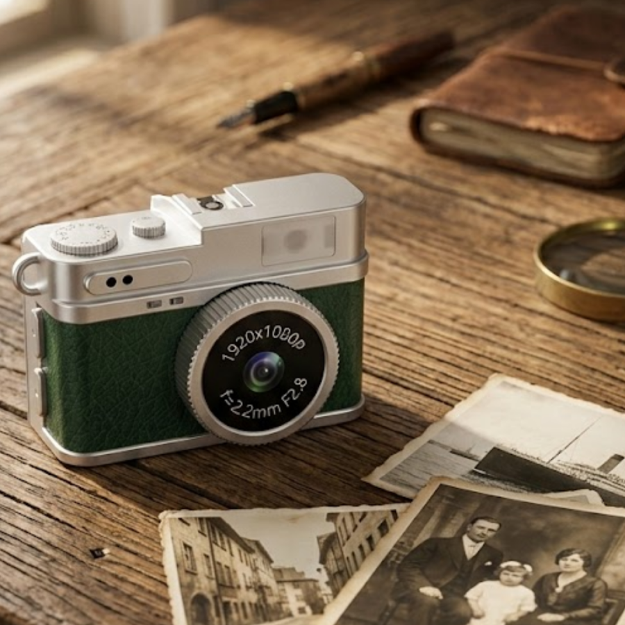 Mini 4K Ultra HD Digital Camera 1080P Video IPS Screen Pocket Size Portable