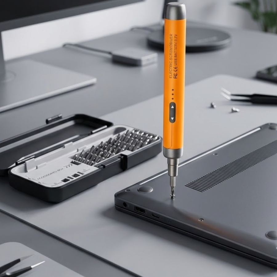 Wireless Rechargeable Electric Screwdriver Set 38 Bits Type C Li Battery Precision Repair Set Wireless Rechargeable Electric Screwdriver Set 38 Bits Type C Li Battery Precision Repair Set