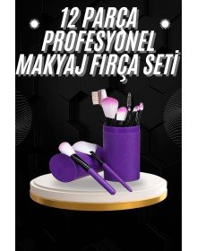 12 Pieces Professional Makeup Brush Eyeshadow Brush Blush Brush Soft Bristles
