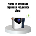 Portable 1080P HD Smart Projector – 64GB Internal Memory, 2GB RAM, Remote Control